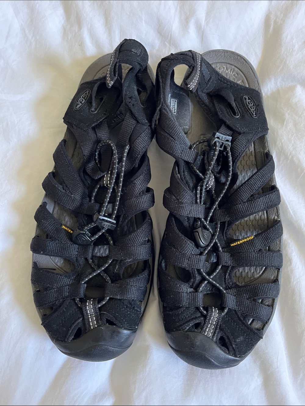 Keen whisper black magnet sandals women’s hiking camping outdoors shoes